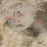 Buy canvas prints of Rio Grande rafting by Steven Ralser
