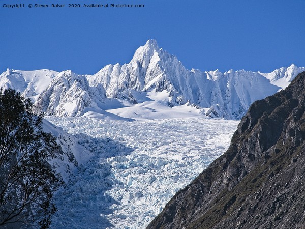 Fox Glacier - New Zealand Alps  Picture Board by Steven Ralser
