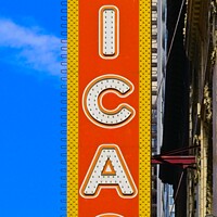 Buy canvas prints of Chicago Sign by Steven Ralser