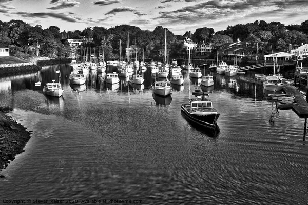 Perkins Cove 3 - Maine  Picture Board by Steven Ralser