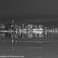 Buy canvas prints of Madison, Wisconsin Skyline at Night by Steven Ralser