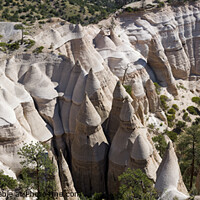Buy canvas prints of Tent Rocks, New Mexico Panorama by Steven Ralser
