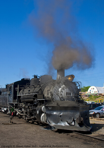 Steam Locomotive - Chama - New Mexico, USA Picture Board by Steven Ralser