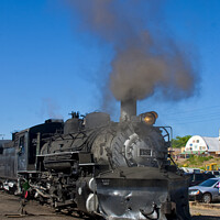 Buy canvas prints of Steam Locomotive - Chama - New Mexico, USA by Steven Ralser