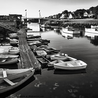 Buy canvas prints of Perkins Cove Boats - Maine, USA by Steven Ralser