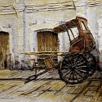 Buy canvas prints of Vigan Carriage 1 by Joey Agbayani