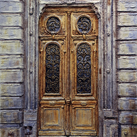 Buy canvas prints of Parisian Door No. 15 by Joey Agbayani
