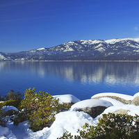 Buy canvas prints of Lake Tahoe Winter by Kim Hojnacki