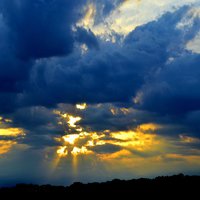 Buy canvas prints of Dramatic Clouds by Pamela Briggs-Luther