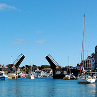 Buy canvas prints of Weymouth Town Bridge by Stephen Oakley