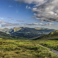 Buy canvas prints of New Galloway Forest Park Panoramic by David Attenborough