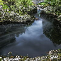 Buy canvas prints of  Glentrool Inky Pool by David Attenborough
