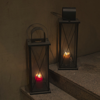 Buy canvas prints of Christmas Candles in the Lanterns by Juha Remes
