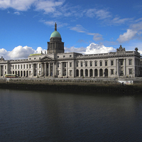 Buy canvas prints of Customs House in Dublin, Ireland by Juha Remes