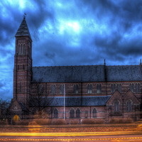 Buy canvas prints of St Cross Church, Clayton, Manchester by Juha Remes