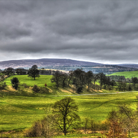 Buy canvas prints of Yorkshire Dales and Grey Skies by Juha Remes