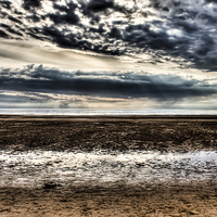Buy canvas prints of  Atlantic Clouds over Blackpool Beach by Juha Remes