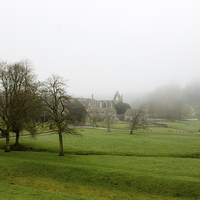 Buy canvas prints of Misty Scenery in Wharfedale by Juha Remes