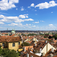 Buy canvas prints of Prague Cityscape by Juha Remes