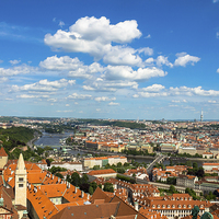 Buy canvas prints of Cityscape in Prague by Juha Remes