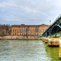 Buy canvas prints of Louvre and Ponts des Arts by Juha Remes
