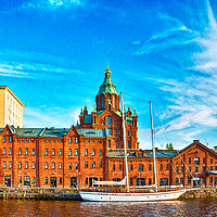 Buy canvas prints of Uspenski Cathedral by Juha Remes