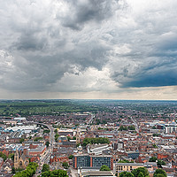Buy canvas prints of Lincoln Cityscape by Juha Remes