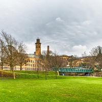 Buy canvas prints of Saltaire Fields by Juha Remes