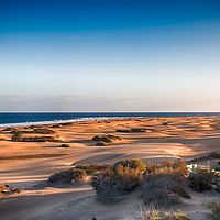 Buy canvas prints of Playa del Ingles Sand Dunes by Juha Remes