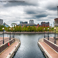 Buy canvas prints of Salford Quays by Juha Remes