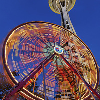 Buy canvas prints of The Seattle Space Needle by Plamen Stefanov