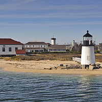 Buy canvas prints of Brant Point Light Lighthouse, Nantucket, Massachus by Marianne Campolongo