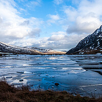 Buy canvas prints of Icebergs on Llyn Idwal by Wendy Williams CPAGB