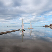 Buy canvas prints of Tranquil Waters of West Kirby by Wendy Williams CPAGB