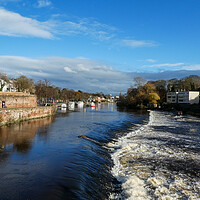 Buy canvas prints of River Dee Chester by Wendy Williams CPAGB