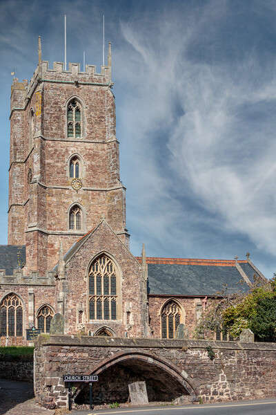 The Parish and Priory Church of St George, Dunster Picture Board by Wendy Williams CPAGB