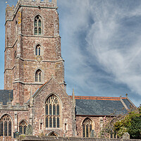 Buy canvas prints of The Parish and Priory Church of St George, Dunster by Wendy Williams CPAGB