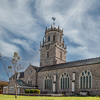 Buy canvas prints of St Andrew's Church, Colyton by Wendy Williams CPAGB