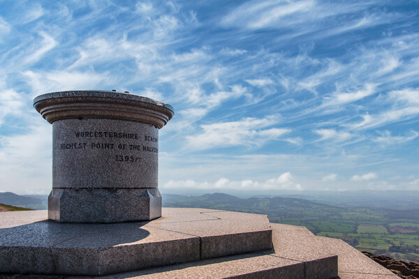Majestic Views at Worcestershire Beacon Picture Board by Wendy Williams CPAGB