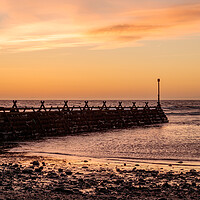 Buy canvas prints of Serene Sunset Over Aberaeron Harbour by Wendy Williams CPAGB
