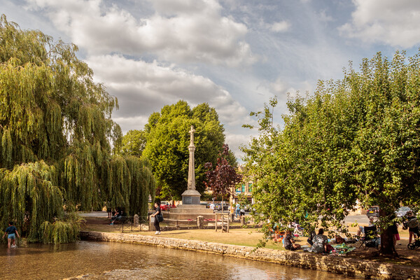 Beautiful Bourton-on-the-Water Picture Board by Wendy Williams CPAGB
