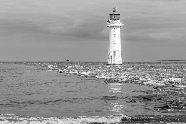 Majestic Perch Rock Lighthouse Picture Board by Wendy Williams CPAGB
