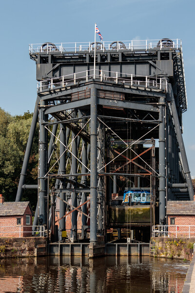 Anderton Boat Lift Picture Board by Wendy Williams CPAGB