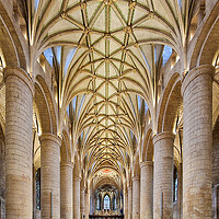 Buy canvas prints of Beautiful Tewsbury Abbey by Wendy Williams CPAGB