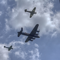 Buy canvas prints of Battle of Britain Memorial Flight by Wendy Williams CPAGB