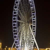 Buy canvas prints of Brighton Wheel at Night by Wendy Williams CPAGB