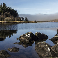 Buy canvas prints of  Low Clouds in Snowdonia by Wendy Williams CPAGB