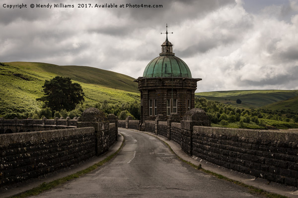 Stormy Elan Valley Day Picture Board by Wendy Williams CPAGB