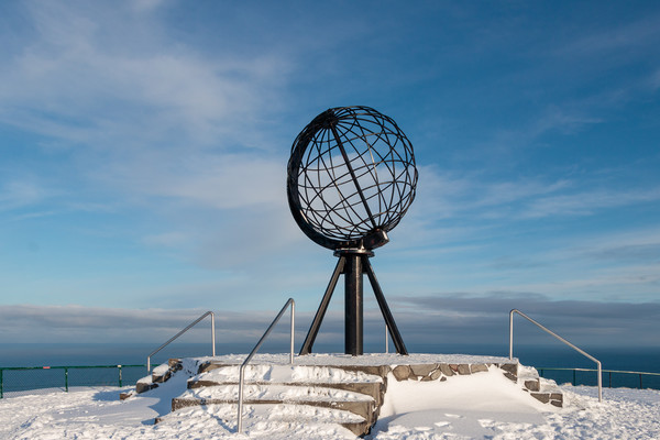 The Globe, North Cape,  Norway Picture Board by Wendy Williams CPAGB