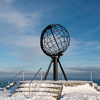 Buy canvas prints of The Globe, North Cape,  Norway by Wendy Williams CPAGB